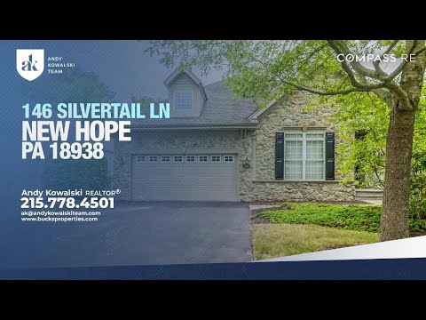 146 Silvertail Ln, New Hope, PA home video tour