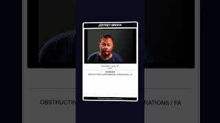 ARREST ALERT Jeffrey Brock Washington Co