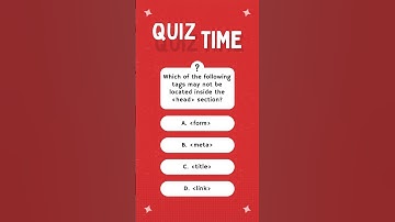 Which HTML Tag Doesn