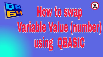 How to swap Variable Value (number) using  QBASIC // Subscribe Techno AbhijeeT