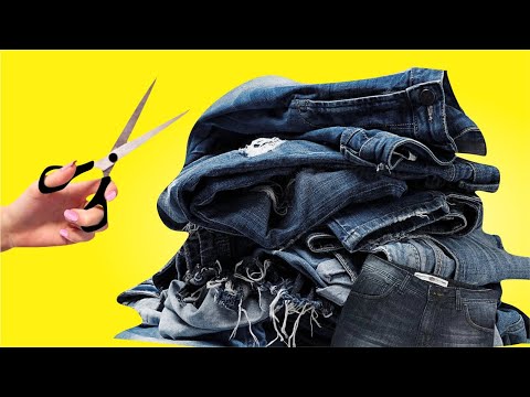 Vídeo: O Que Fazer Para Casa Com Jeans Velhos Com Suas Próprias Mãos: 6 Idéias Simples
