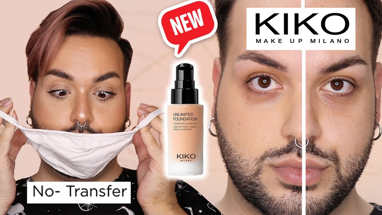 KIKO IL NUOVO FONDOTINTA WEAR TEST + MASCHERINA. THE UNLIMITED FOUNDATION