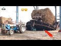 Ford and Belarus Hydraulic Unloading System of Sugarcane load Trailer