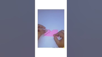 Origami Heart Ring🩵💍|#shorts|#diycraft|#craft|#youtubeshorts|#origami|#littleone