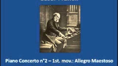 Thumbnail of Cesar Franck - Concerto n°2, mov. 1, part 1/2