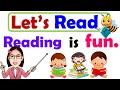 Reading tutorial for kids || Reading lesson || Sight Words || Sentences