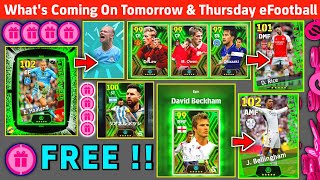 😱What's Coming On Tomorrow & Thursday | eFootball 2024 mobile | Free Coins 250x😍