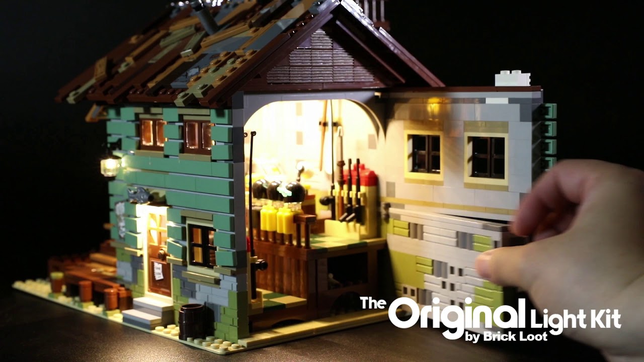 LED Light Kit for LEGO Old Fishing Store 21310 