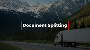 EZ Loader TMS - Doc Management - Using the Document Splitter