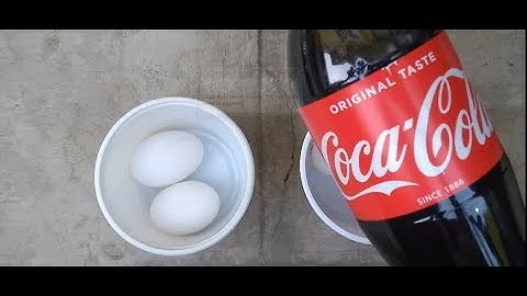 Coke vs egg vs vinegar - How coke/flavored soda impacts our teeth -coolest science experiment