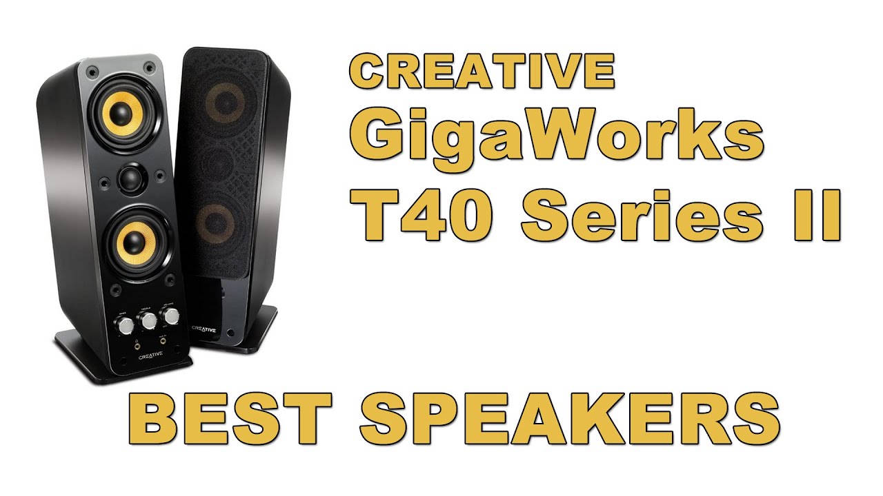 Creative t40 ii. Creative GIGAWORKS t40 Series II. Creative GIGAWORKS t20 Series II. Creative t40. Creative GIGAWORKS t40 Series II 2.0 черный 32вт.