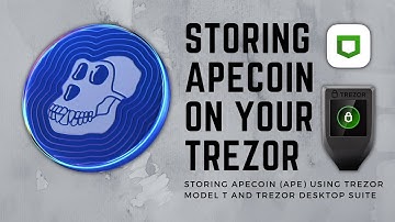 Storing ApeCoin on Trezor - Desktop Suite