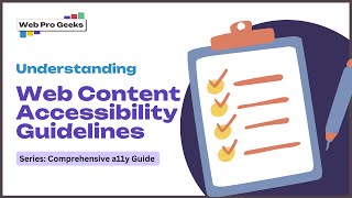 Web Content Accessibility Guidelines Explained