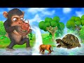 जादुई बंदर और तालाब शेर कछुआ नैतिक कहानी Hindi Kahaniya - Panchatantra Stories - 3d stories In Hindi