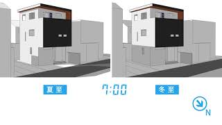 No 039 北西向き間口3間のパッシブハウス Open 日照シミュレーション 屋外 Youtube No 039 北西向き間口3間のパッシブハウス Open 日照シミュレーション 屋外 Youtube