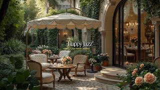 Begin Your Day With Gentle Jazz Outdoor | Cozy Jazz In Beautiful Garden For Happy Mood & Deep Foc... screenshot 4