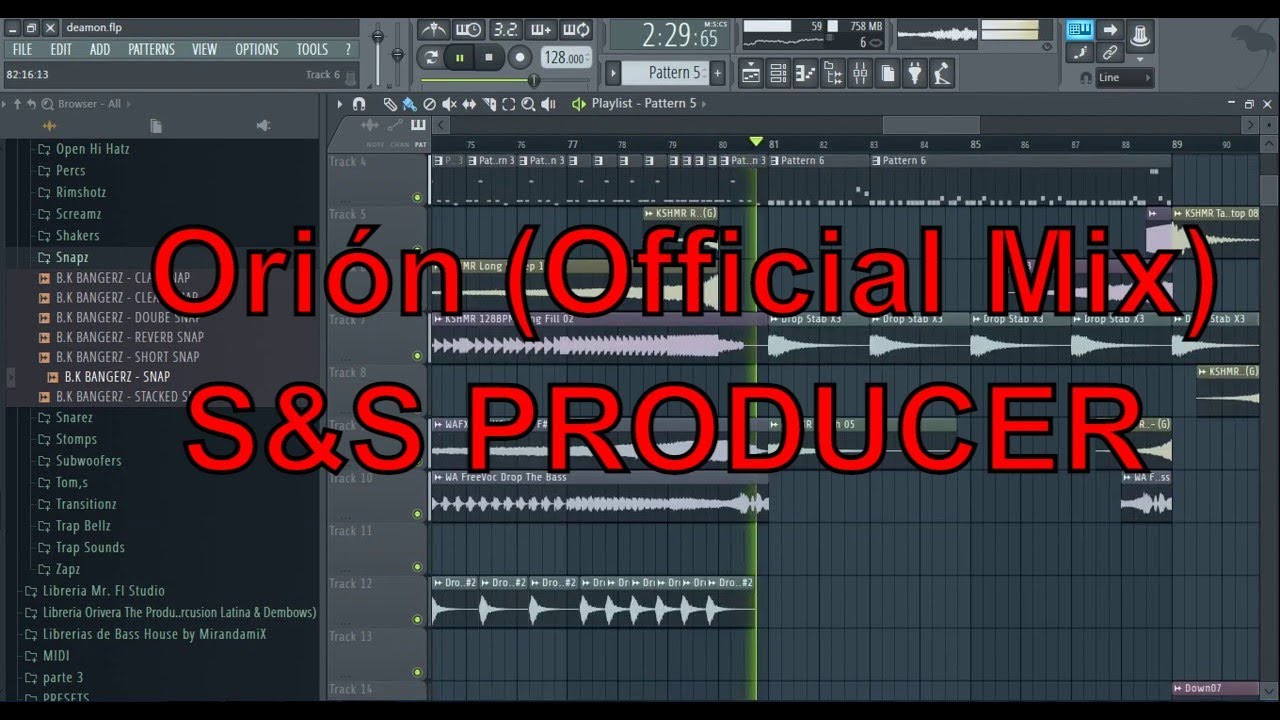 TRACK OF EDM Orión (Official Mix) - S&S PRODUCER FLP