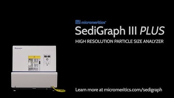 Micromeritics Sedigraph III Plus - Product Overview