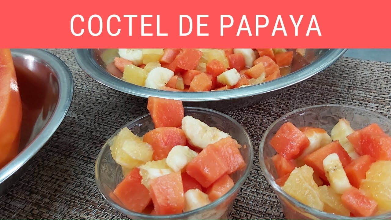 Descubrir 77+ imagen coctel de papaya receta