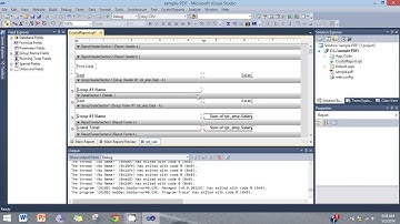 How To Create Crystal Report with summarize features using ASP.net