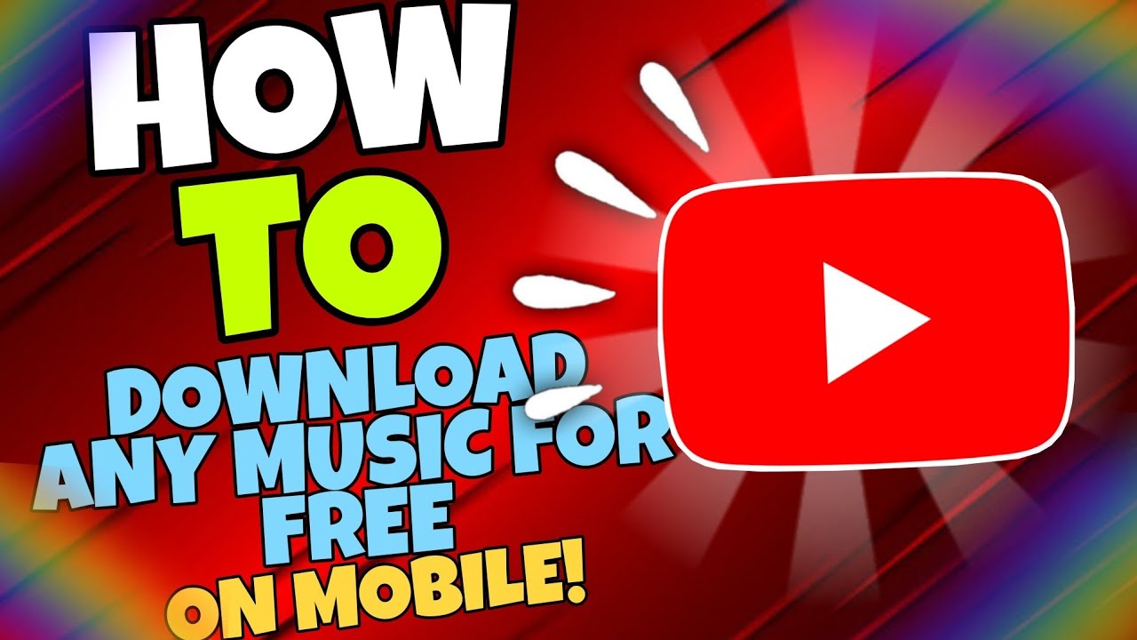 How to download any music for free on mobile 2021 - YouTube