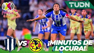 ¡MINUTOS DE LOCURA EN LA FINAL FEMENIL! | Rayadas 2-1 América | Liga Mx Femenil-CL2024 Final | TUDN