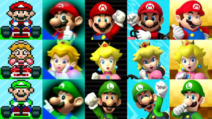 Evolution of Bowser in Mario Kart (1992-2020) 