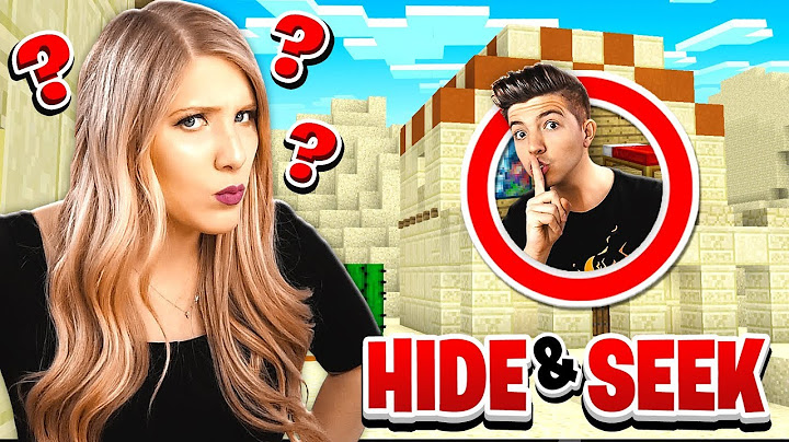 TROLLING MY WIFE IN GIANT MINECRAFT DESERT HIDE AND SEEK! (MCPE)