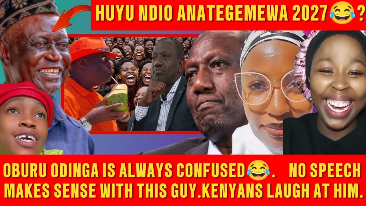 KENYA SIHAMI🔥😂!OBURU ODINGA CONFUSED MOMENTS😂THIS GUY SPEECH NEVER MAKE SENSE.KENYANS LAUGH AT HIM😂.