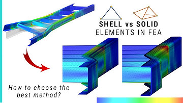 SolidWorks Simulation Pro Tips: 🔺Shell vs. 🔷Solid Elements – Which Should You Use?