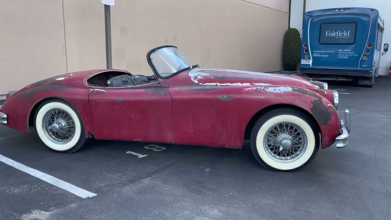 1959 Jaguar XK150 Roadster with Matching Numbers - YouTube