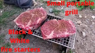 New portable grill from Fab Kreations | Griliing steak on the Mcgrilla | The black sheep from B & W.
I test the McGrilla grill from Fab Kreations and also try out the Black sheep fire starter from Black and White fire starters.
Get your ferrocerium rods here: https://www.ebay.com/sch/nathan4071/m.html?_nkw&_armrs=1&_ipg&_from
Contact Bruce from Fab Kreations for the Mcgrilla. metzmotorsports@sbcglobal.net
Get your affordable Black and White fire starters here: https://www.etsy.com/shop/MrOutdoorsy?ref=simple-shop-header-name&listing_id=1062054375 New portable grill from Fab Kreations | Griliing steak on the Mcgrilla | The black sheep from B & W.