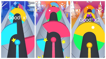 Smash Road - Color Ball Run 3D Part 1 - Gameplay Walkthrough (iOS, Android)