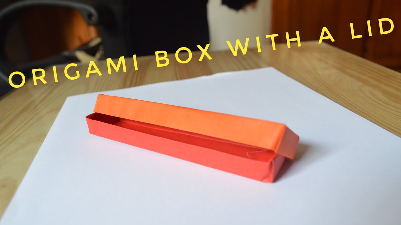 Easy Origami Rectangular Box With A Lid - YouTube