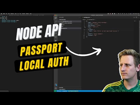 8 - Node.js API + Passport - Local Authentication Strategy - Creating the login and logout routes