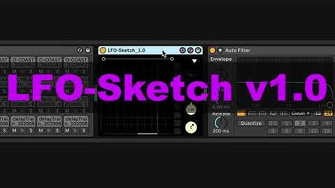 LFO-Sketch 1.0 Max for Live