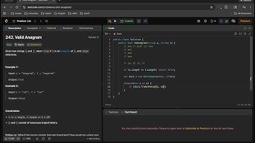 01 – LeetCode • Valid Anagram (EN)
