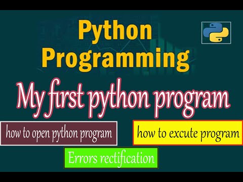 PYTHON PROGRAMMING IN TELUGU || FIRST PROGRAM IN PYTHON
