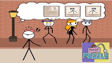 Thief Puzzle Funny Stickman Game level 41-60 (WEEGOON)