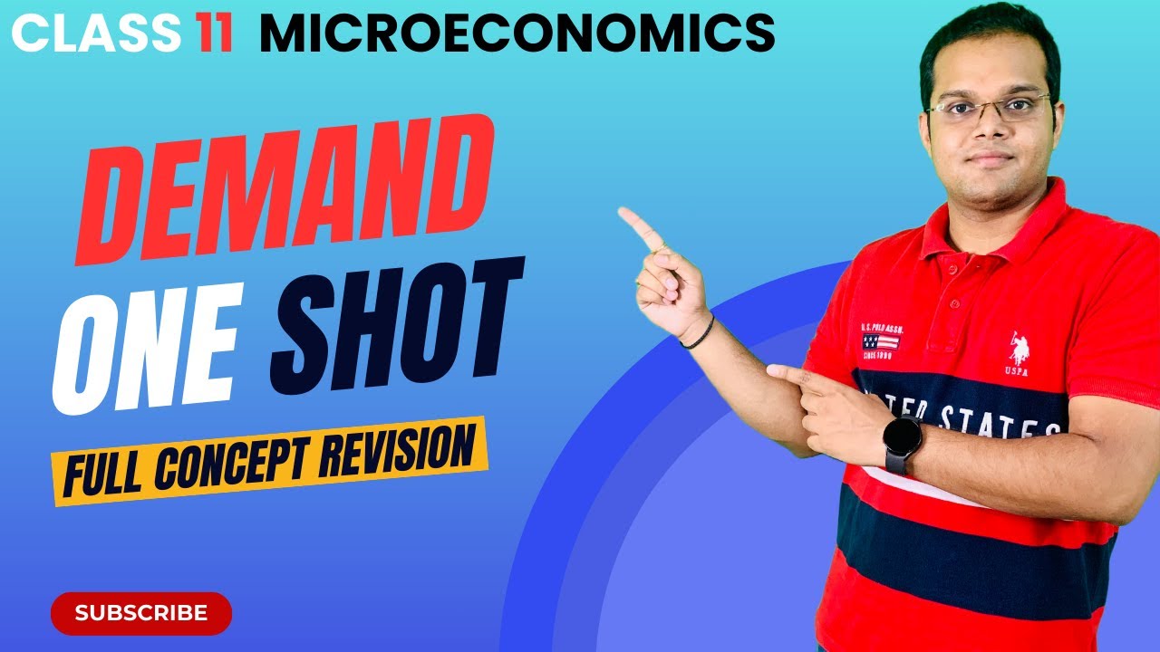 Theory Of Demand One Shot | Micro Economics | Class 11 - YouTube