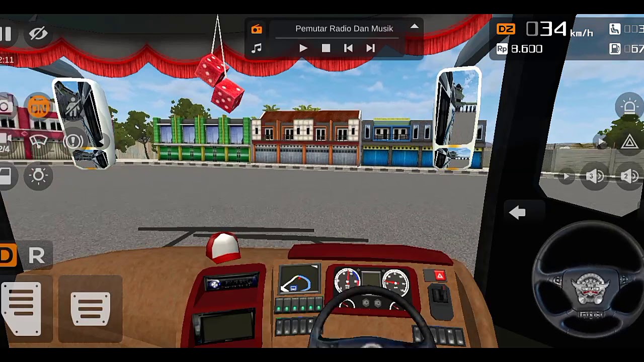  Stiker  Bus  simulator  ID Racing busoleng stikerkeren 