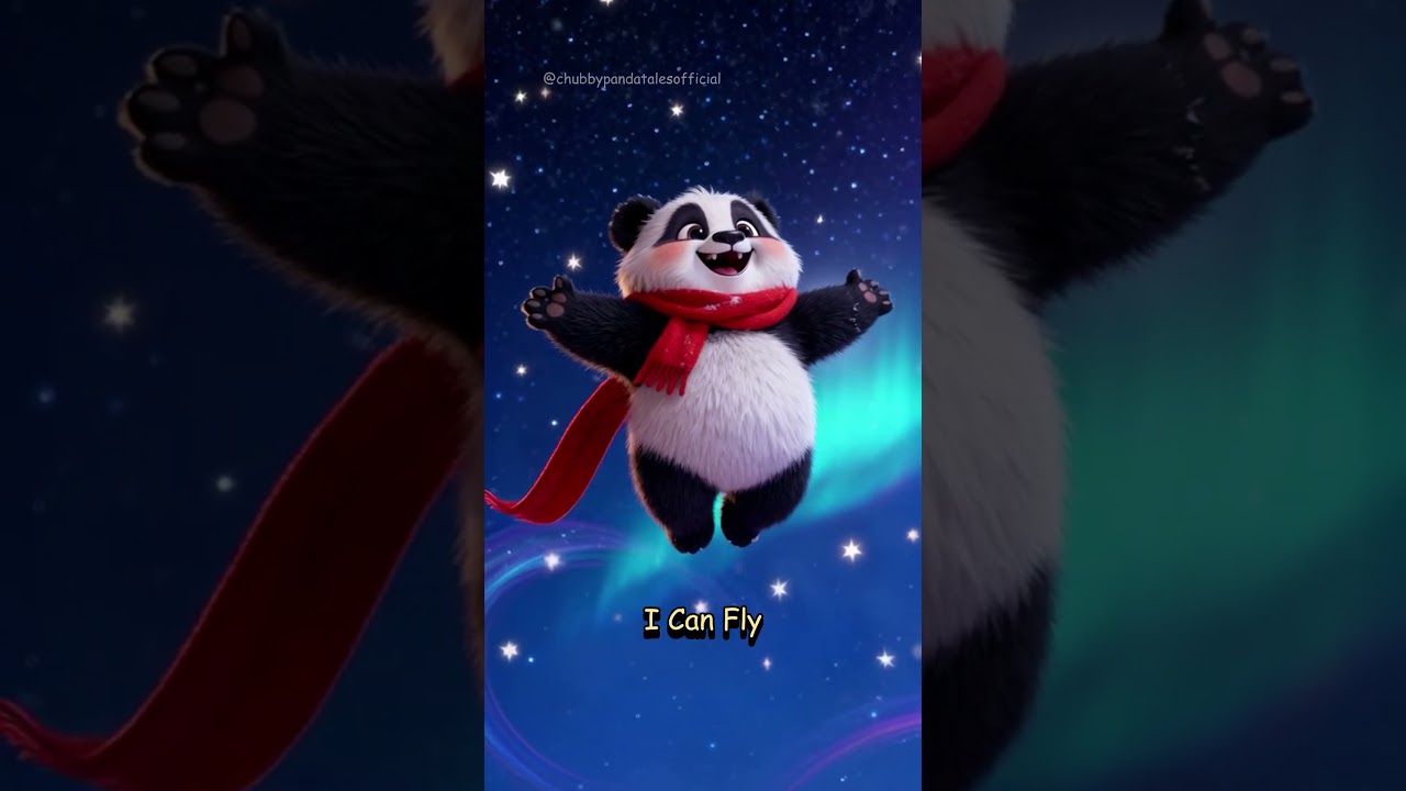 Pudgy Dreams of Flying ✨ | Magical Bedtime Story for Kids | Pudgy Panda 