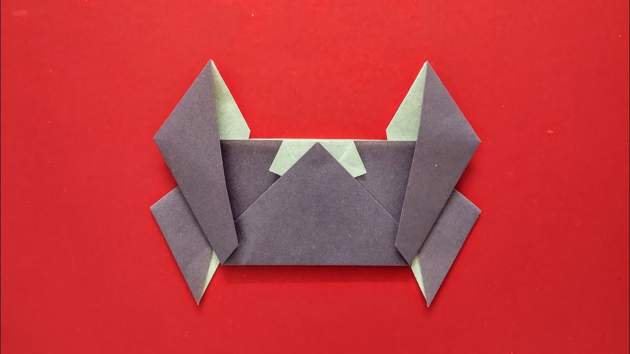 How To Make Crab Paper - Origami Crab Easy - Origami Tutorial