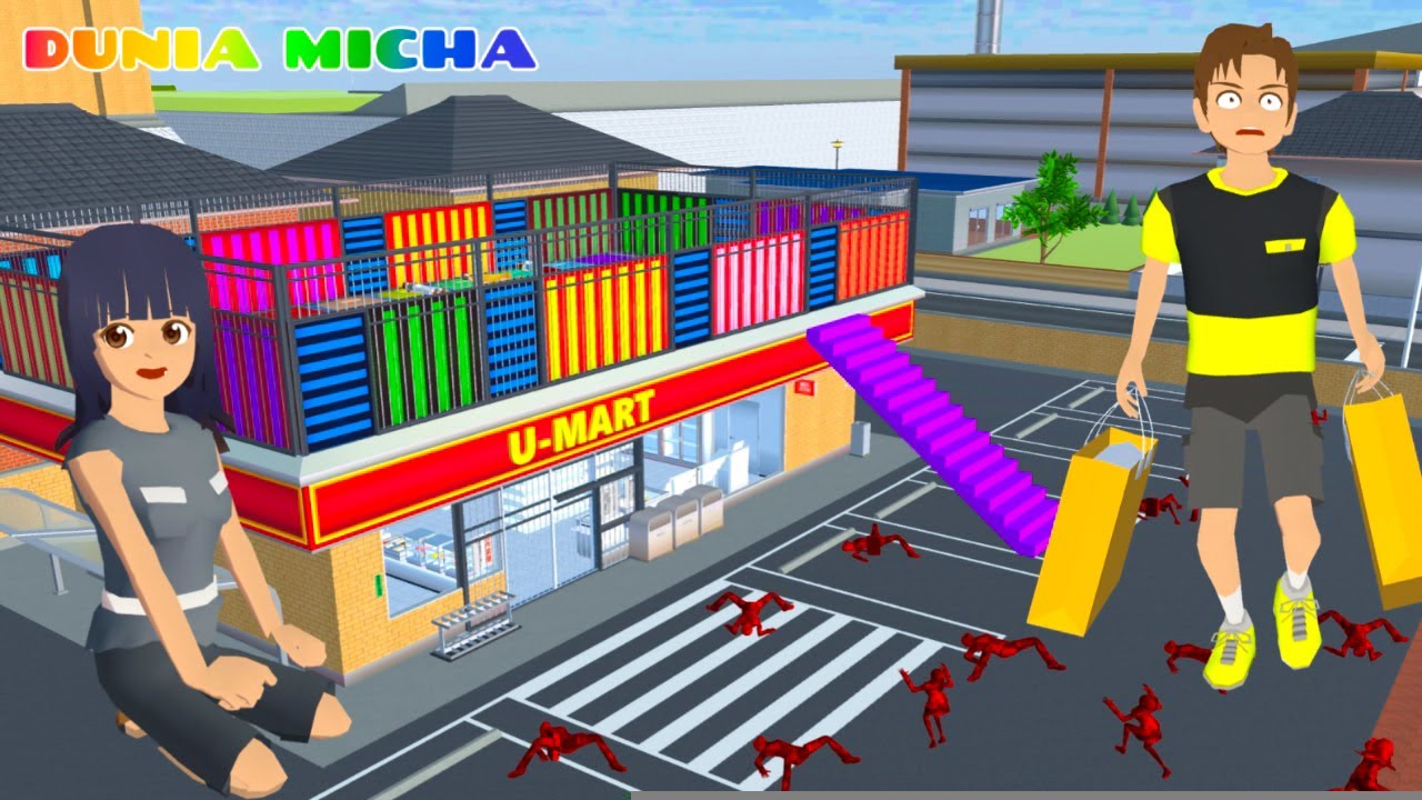 Yuta Buka Markas Penginapan 1Juta Zombie Lava 🧟 Mio Gak Sanggup Bayar & Misquin | Sakura Simulator