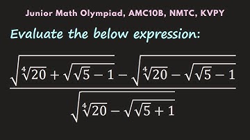Junior Math Olympiad practice question on complex Surds and Indices | Math Competition
