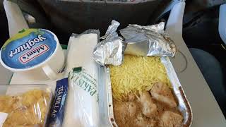 Food in PIA airline PK725 Riyad to Lahore