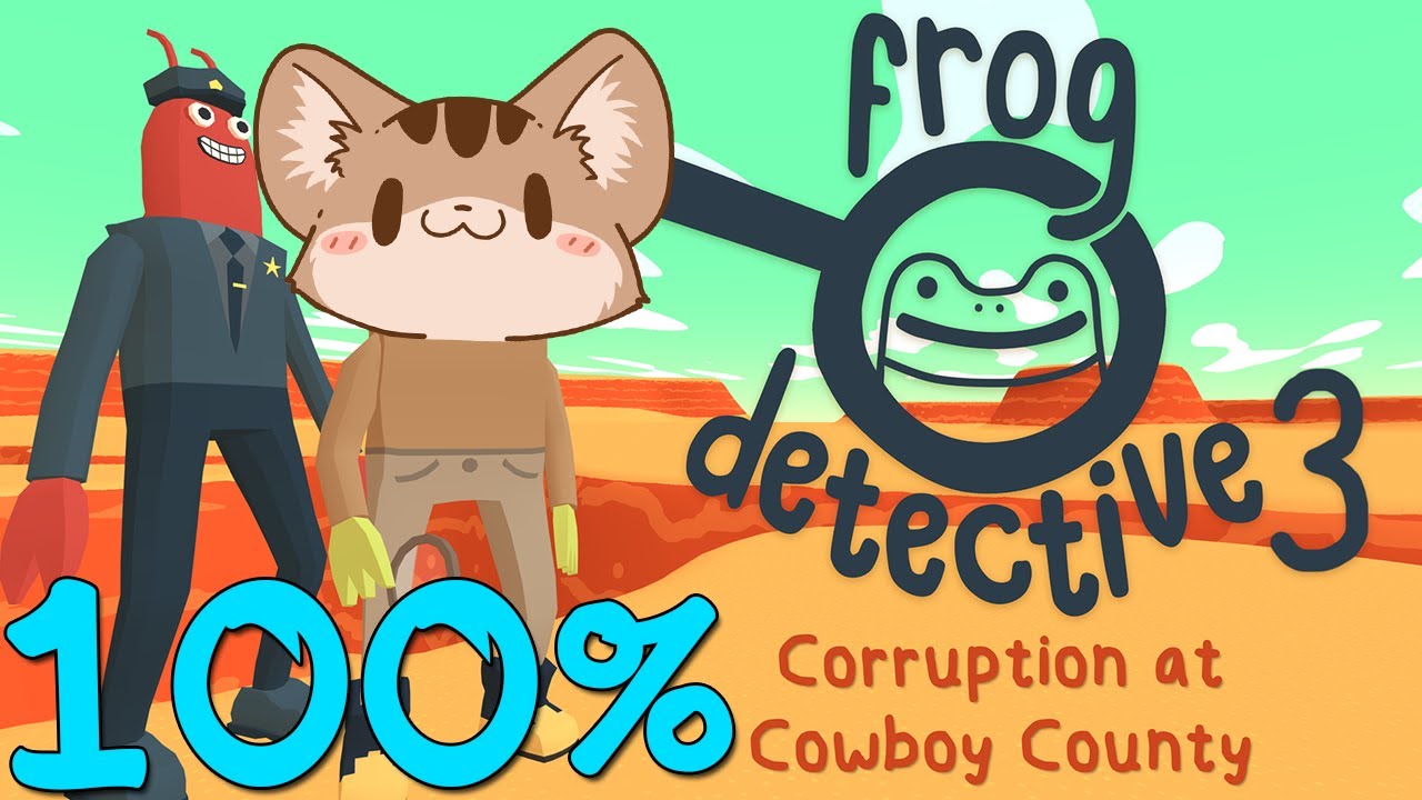 Squire Streams Frog Detective 3 FULL Walkthrough | ALL Achievements [2022/10/28]