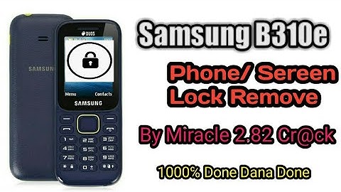 Samsung B310e | Samsung Guru Music| All Keypad Samsung Unlock By Miracle Tool