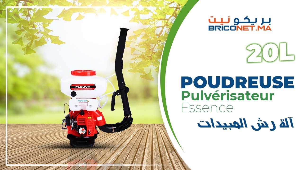 Poudreuse Pulvérisateur 20L Essence FLEUVA ®