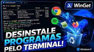 DESINSTALE PROGRAMAS PELO TERMINAL!